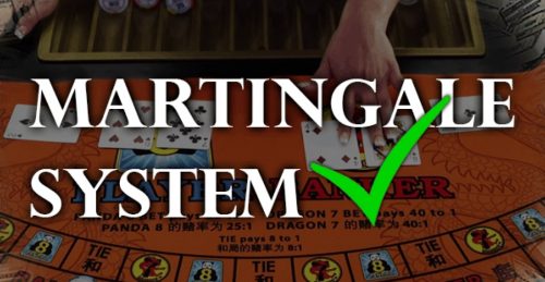 The Martingale system in baccarat