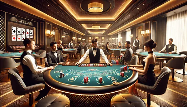 Blackjack table online