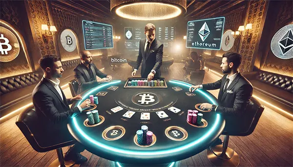 Crypto poker game