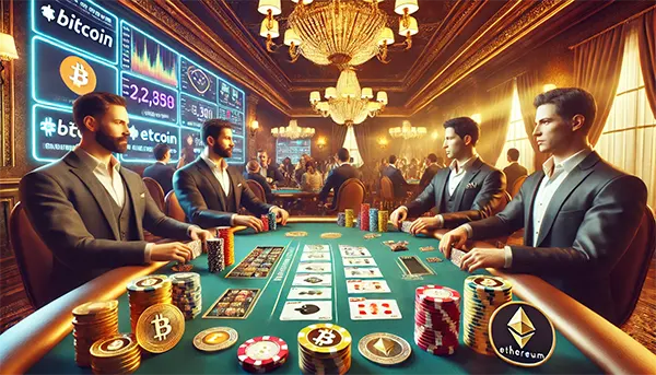 Crypto poker game