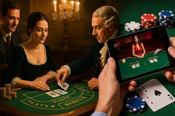 Playing baccarat online