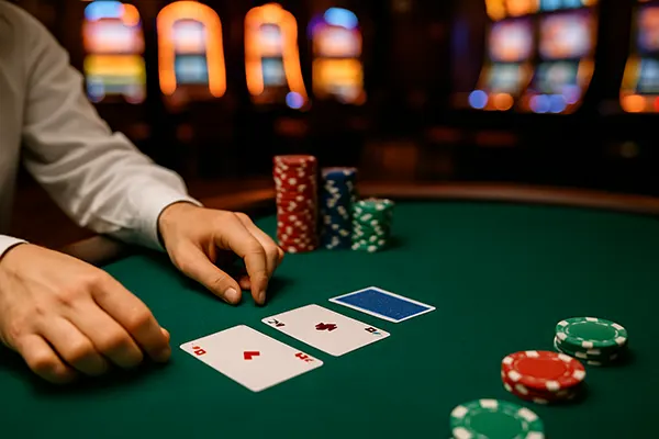 Concentrated player thinking