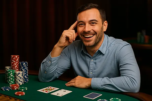 Concentrated player thinking