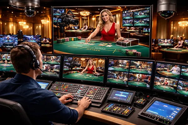 Casino surveillance cameras