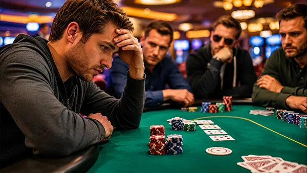 Casino poker session