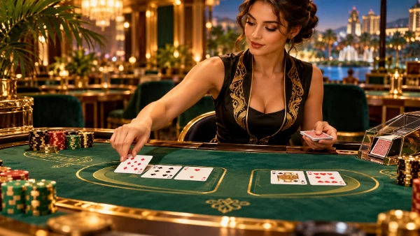 Baccarat player banker cards